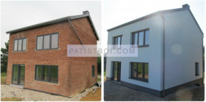 Топлоизолация на къща - преди и след - Белгия